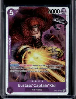 2023 One Piece Awakening of the New Era Eustass"Captain"Kid Super Rare #OP05-074 - Image 1