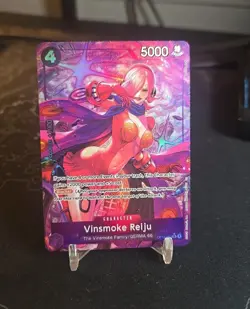Vinsmoke Reiju OP12-063 SR Alt Art Legacy of the Master One Piece TCG Eng NM - Image 1