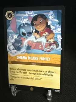 Ohana Means Family 32/204 Legendary Winterspell Disney Lorcana TCG - Image 2