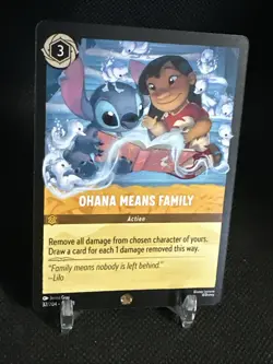 Ohana Means Family 32/204 Legendary Winterspell Disney Lorcana TCG - Image 3