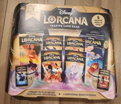 Disney Lorcana: First Chapter Bundle Gift Box - 6 Boosters - New Sealed - Image 1