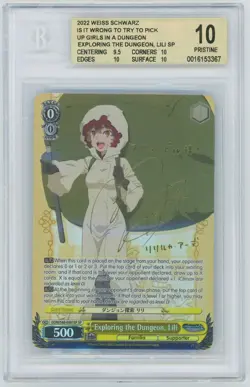 Weiss Schwarz Danmachi BGS 10 Exploring the Dungeon, Lili DDM/S88-E001SP SP - Image 1