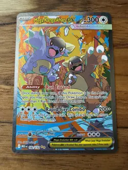 Mega Kangaskhan ex 182/132 Secret Rare Full Art Pokemon Card Mega Evolution NM - Image 3