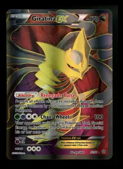 Giratina EX 93/98 XY Ancient Origins 2015 Full Art Holo Rare Pokemon Card TCG - Image 1