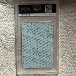 1997 Pokemon Japanese Vulpix Blue Back Topsun 37 PSA 8 Graded Card - Image 2