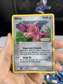 Pokemon Card Ex Legend Maker Skitty 64/92 2006 Reverse Stamped Holo - Image 2