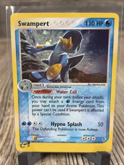 Pokemon Swampert Ruby Sapphire Holo 13/109 Trading Card LP - Image 1