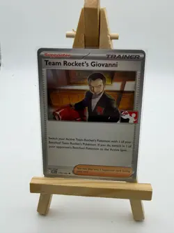 Team Rocket's Giovanni Pokemon Prize Pack Series 8 Promo Pokemon Card - Image 1