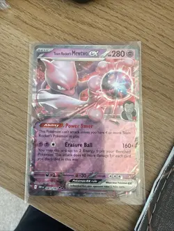 Team Rocket's Mewtwo ex - 081/182 - SV10: Destined Rivals NM Pokemon Card - Image 1