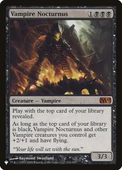 MTG English Vampire Nocturnus NM Normal The List - Image 1