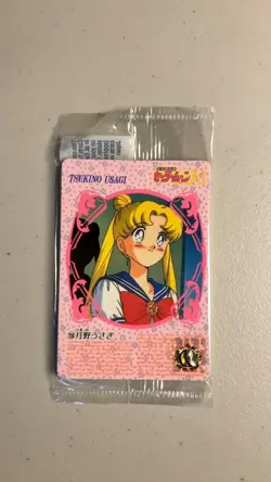 One Sealed Vintage Pack x7 Cards 1993 - 1995 Sailor Moon Carddass Bandai - 106 - Image 1