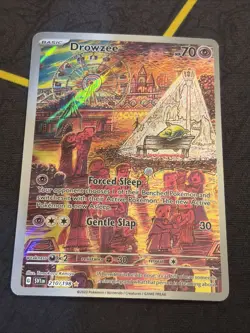Pokemon Drowzee 210/198 SV01 Illustration Rare Full Art Holo Card - Image 1