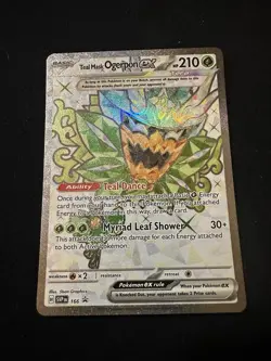 Teal Mask Ogerpon ex SVP166 Sv: Scarlet & Violet Black Star Promo Card Full Art - Image 2