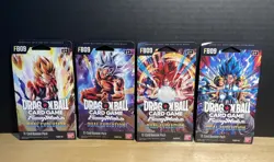 Dragon Ball Super Card Game Fusion World FB09 Dual Evolution Booster Pk Lot Of 4 - Image 1