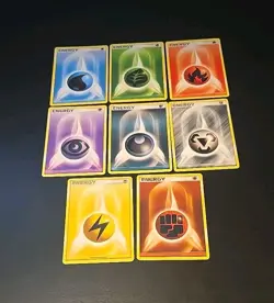 Complete Pokemon Card TCG 2007 Diamond & Pearl Energy Lot Lightning Psychic Fire - Image 1