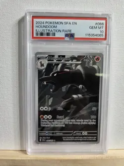 Pokemon TCG Houndoom Card 66/64 Illustration Rare, Shrouded Fable PSA10 - Image 1