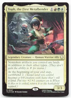 Toph, the First Metalbender 247 Avatar: The Last Airbender NM R Foil - Image 1