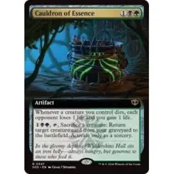 FOIL Cauldron of Essence - Extended Art - Secrets of Strixhaven - MtG - NM - Image 1