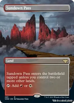 Sundown Pass (Borderless) [VOW - 285] - NM [] TCG MTG - Image 1