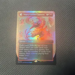 Improvisation Capstone (Borderless) Secrets of Strixhaven Foil - Image 1