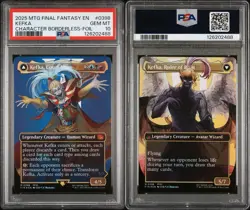 PSA 10 Kefka, Court Mage/Ruler of Ruin (0398) (Borderless) Final Fantasy Foil - Image 1