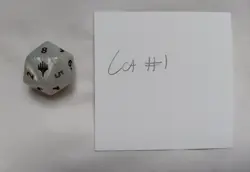 Magic the Gathering MTG Final Fantasy d20 Spindown Moogle Die White - Image 2