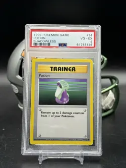 Potion #94 Shadowless 1999 Pokemon Base Set PSA 4 VG-EX (CE) - Image 1