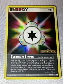 2006 Pokemon EX Dragon Frontiers Scramble Energy #89/101 Holo Stamped - Image 1