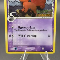Pokemon Card- Vulpix Dragon Frontiers 2006 # 70/101 Reverse Holo Stamped LP MP - Image 3