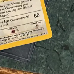 Pokemon Chansey Holo Rare TCG Card Base Set 2, WOTC, Swirl - Image 5