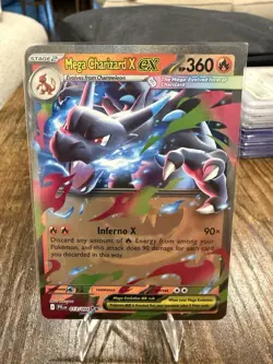 Pokemon Mega Charizard X EX | Phantasmal Flames |013/094 | Double Rare Holo | NM - Image 1