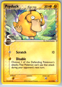 Pokemon Psyduck (Delta Species) EX Holon Phantoms 81/110 NM - Image 1