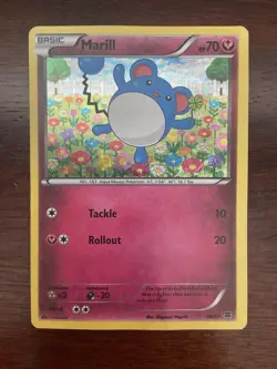 Pokemon - Marill - 10/12 #010/012 - McDonald's Promos 2015 Holo - Image 1