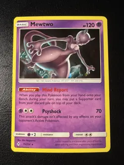 Pokemon TCG - Mewtwo 75/214 Cosmo Holo Costco Canada - Unbroken Bonds NM - Image 1