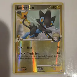 Pokemon TCG Luxray GL SP Reverse Holo 9/111 Rising Rivals Holo Rare Eng - Image 1