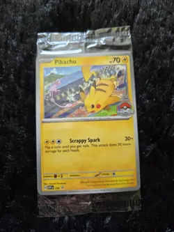 Pikachu SVP 190 World Championships 2024 Promo SEALED - Pokemon TCG - NM - Image 1