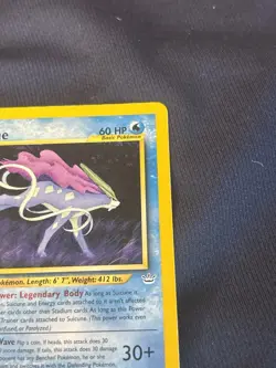 Pokemon TCG Suicune Neo Revelation Card 27/64 Unlimited Rare played - Image 2