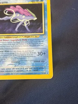 Pokemon TCG Suicune Neo Revelation Card 27/64 Unlimited Rare played - Image 3