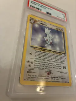 Pokemon TCG Togetic Holo Rare Neo Genesis 16/111 2000 Unlimited PSA 6 - Image 4