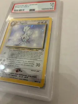 Pokemon TCG Togetic Holo Rare Neo Genesis 16/111 2000 Unlimited PSA 6 - Image 5