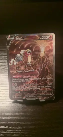 Pokemon Entei V Ultra Rare Crown Zenith: Galarian Gallery GG36/GG70 NM - Image 1