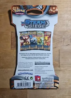 Pokemon XY Steam Siege Sleeved Booster Pack Factory Sealed 03 - Image 2