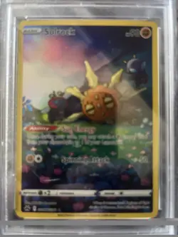 2023 POKEMON SWORD & SHIELD CROWN ZENITH #GG15 FULL ART/SOLROCK PSA 8 - Image 2
