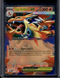 2025 Pokemon MEP Black Star Promos Mega Charizard Y ex #030 - Image 1