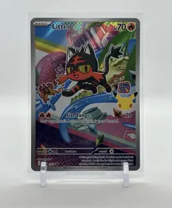 Pokemon First Partner Illustration Collections Rowlet 43 Litten 44 Popplio 45 - Image 4