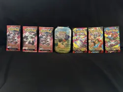 Pokemon TCG Destined Rivals Mega Evolutions Packs & Tin Lot. New Factory Sealed - Image 1