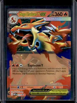 2025 Pokemon MEP Black Star Promos Mega Charizard Y ex #030 - Image 1