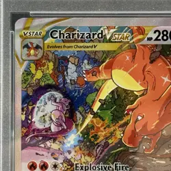 2022 Pokemon Promo Charizard VSTAR Full Art #262 PSA 9 MINT - Image 3