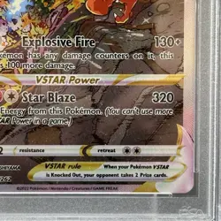 2022 Pokemon Promo Charizard VSTAR Full Art #262 PSA 9 MINT - Image 5