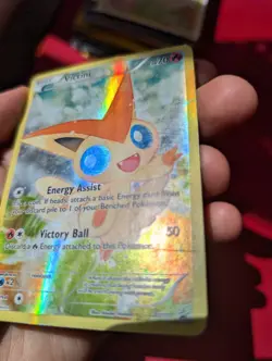 Victini XY117 Promo Full Art Holo Pokemon Card Great Condition - Image 2